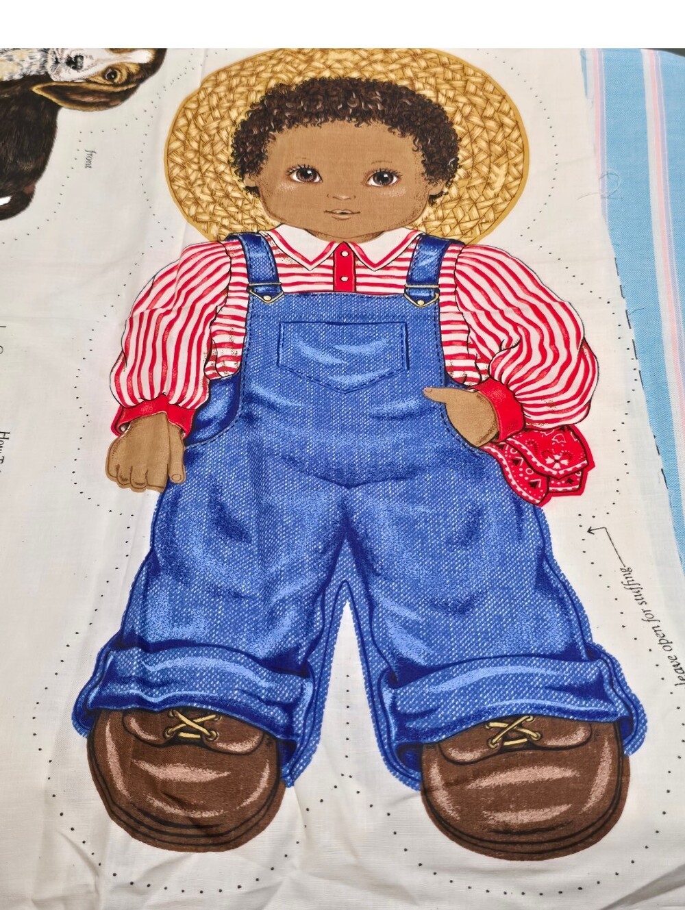 Vintage | Little Boy & Dog Fabric